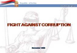 Fight against corruption PowerPoint Presentation