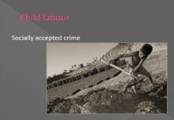 Child labour (ITA) PowerPoint Presentation