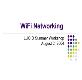 WiFi Networking Powerpoint Presentation