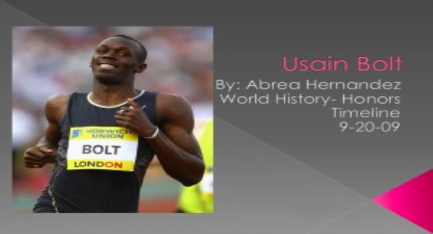 Usain bolt facts picture