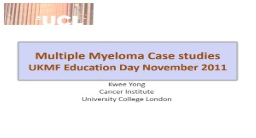 Multiple myeloma case study ppt picture