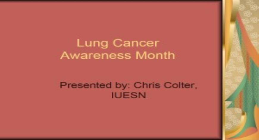 Free Download Month of Lung Cancer Awareness PowerPoint Presentation Slides