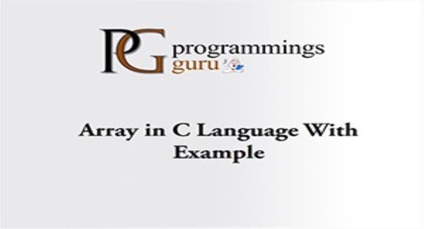 Free Download Array in C Language With Example PowerPoint Presentation ...
