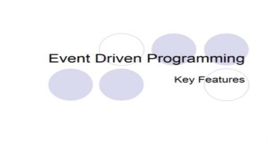 Free Download Event Driven Programmings PowerPoint Presentation ...