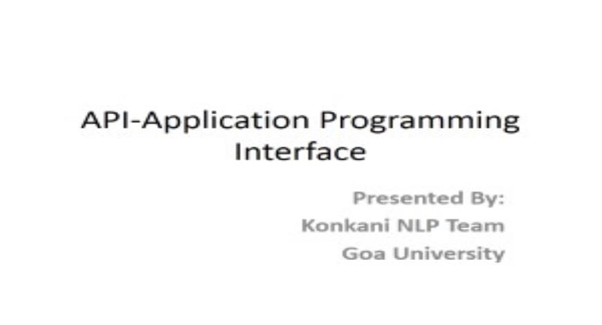 Free Download API Application Programming Interface PowerPoint ...