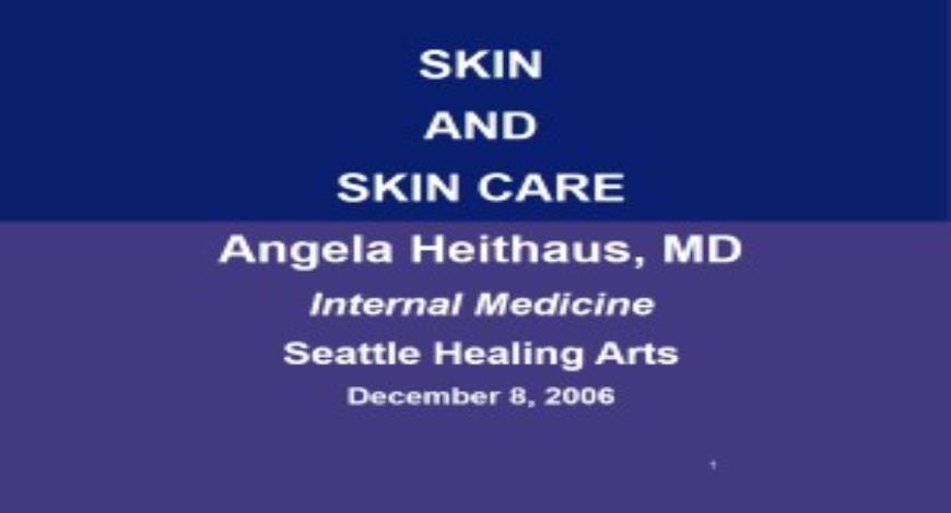 Free Download Skin Care-Seattle Healing Arts PowerPoint Presentation Slides