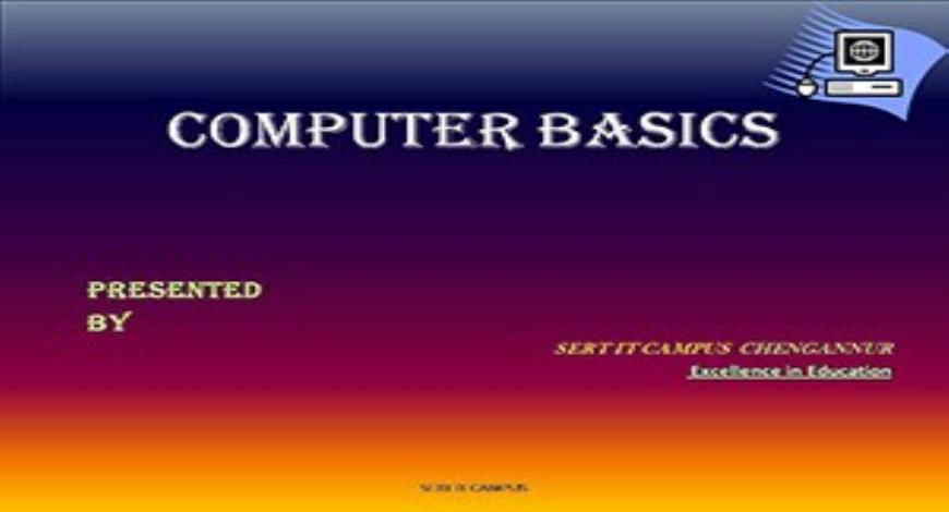 powerpoint presentation basic computer course