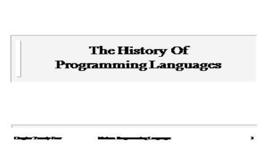 Free Download Programming Languages History PowerPoint Presentation Slides
