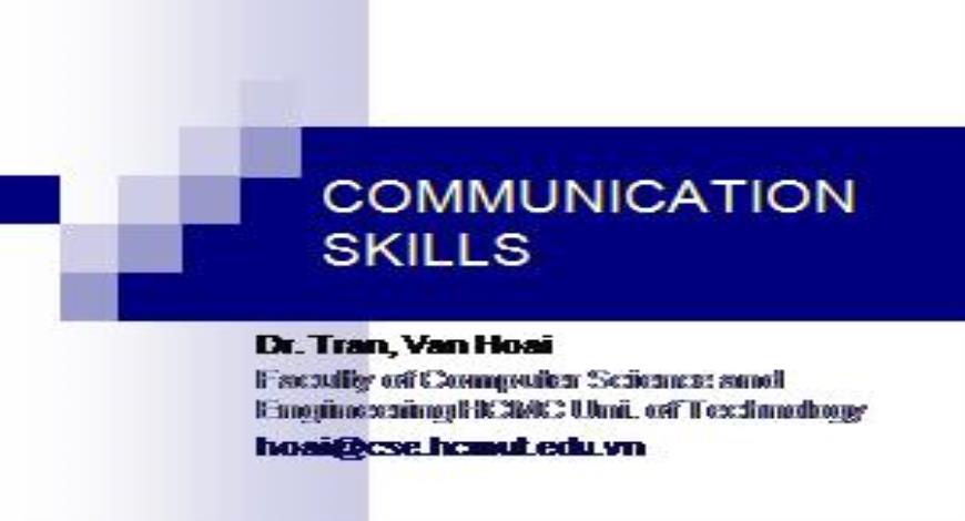 Free Download A Communication skills PowerPoint Presentation Slides