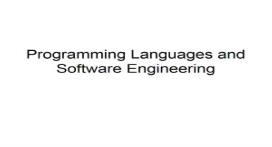 Free Download Programming Languages and Software Engineering PowerPoint ...